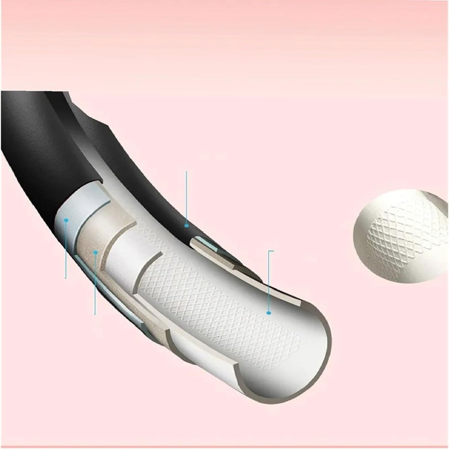 XIAOBINGFA Couvre Volant Voiture Cuir Pour Citroen C5 II Tourer 2008