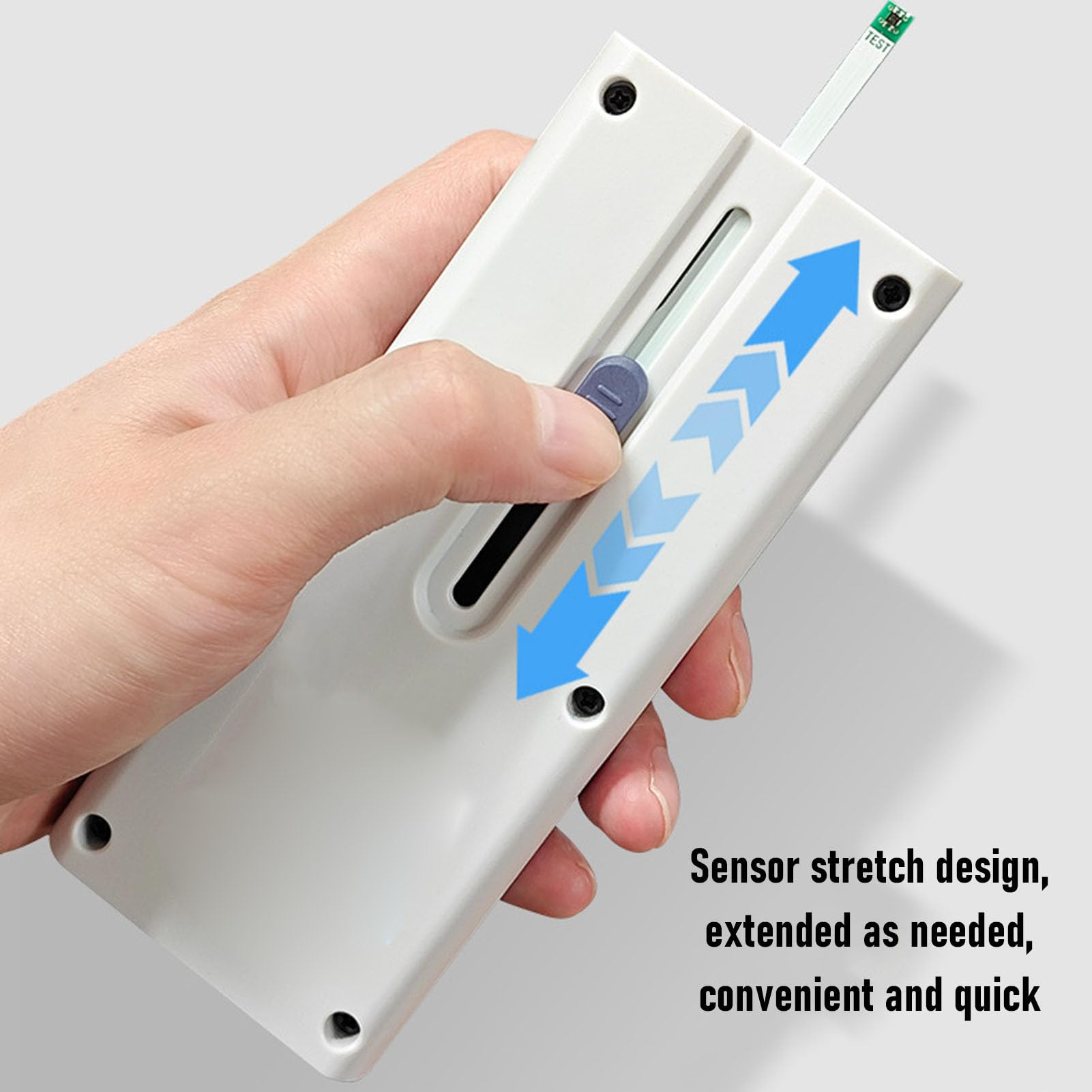 Akozon Medidor de Gauss Probador de Fuerza de Campo Magnético Pantalla Retroiluminada Apagado Automático para Uso Industrial