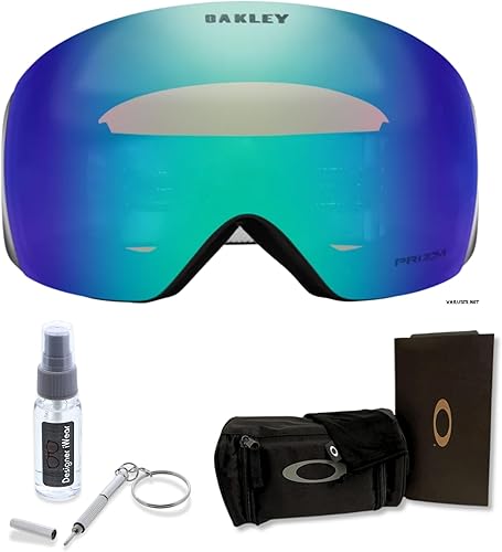 Miniatura 7 de Oakley Flight Deck MEDIUMLARGE Ski Goggles For Men For Women OO7050, OO7064 + Designer iWear Care Kit