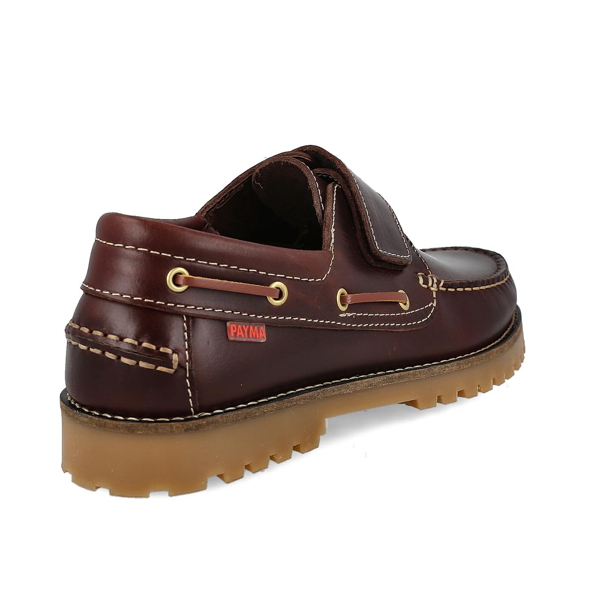 Chaussures Bateau Sport pour Homme Femme Enfant Garçon Unisexe en Cuir. Grandes Tailles. Fermeture Lacets et Contact. Semelle en Caoutchouc. Marron, Bleu Marine, Noir