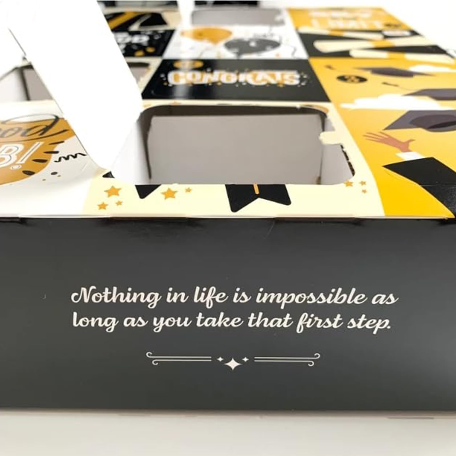 Graduation Gift Advent Calendar, 12-Day Surprise Box with Graduation-Themed Compartments, DIY Fillable Empty Gift Box for Graduates — view 7