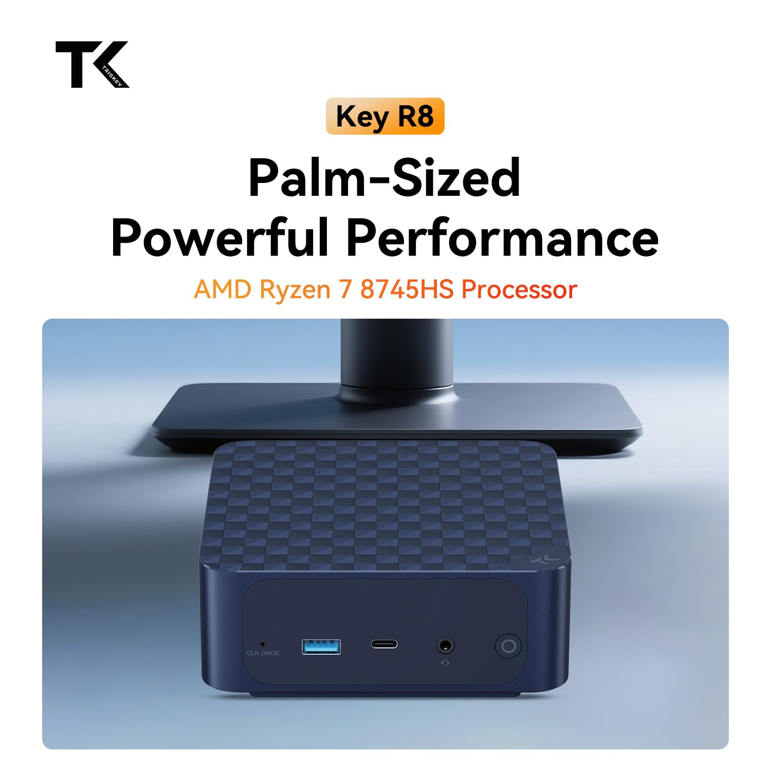 TRIGKEY Ryzen7 8745HS Mini PC (up to 4.9GHz, 8C/16T), 32GB DDR5