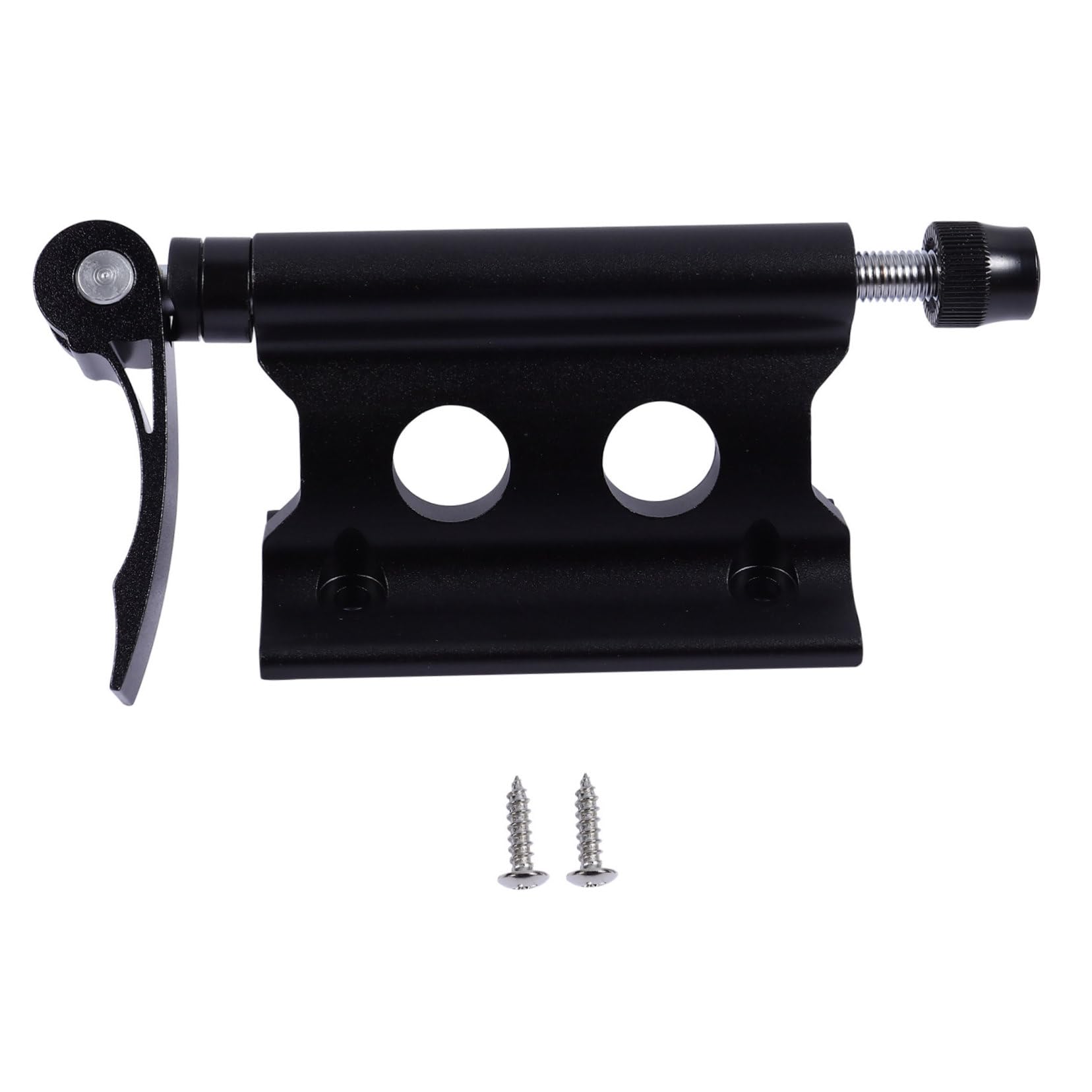 POPETPOP Quick Release Fork Mount Fixed Clip for Bike Fork Sturdy Aluminum Alloy Easy Detach Truck Bed Carrier Accessory