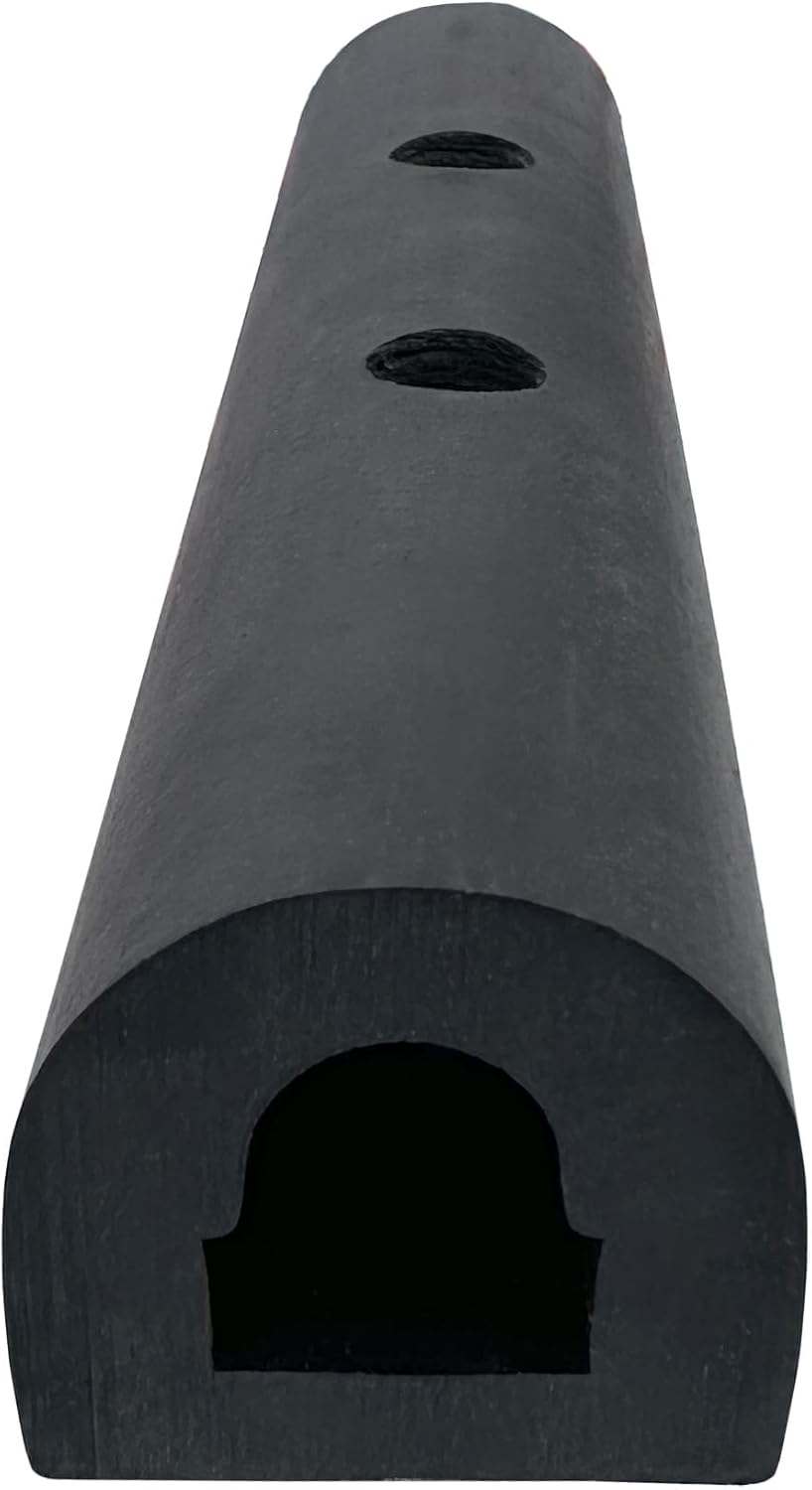 Rubber Bumper Strip, Universal 10" x 2" x 2" inch - Protection Guard for Delivery Van, Work Truck, Trailer, Loading Dock, Rear Fender (4 Pack)