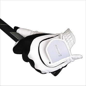 Amazon ワンサイズグローブ サイズ選びに悩まないゴルフグローブ メンズ ブラック 右手装着左利き用 Larouge ラルージュ ゴルフグローブ