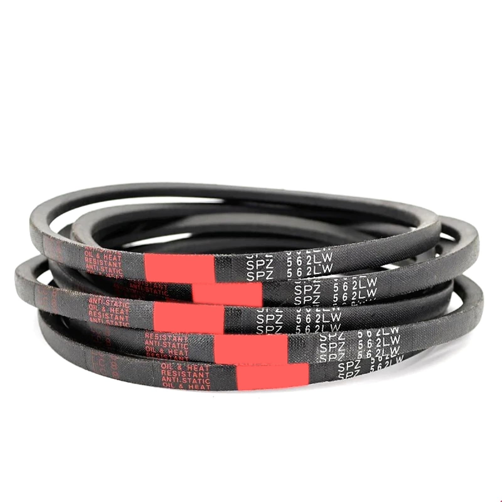 SPZ 762LW - Cinghia trapezoidale stretta per macchine a motore, rulli trasportatori per powerlifting, cinghia in gomma resistente (1 pezzo) per prestazioni e affidabilità migliorate
