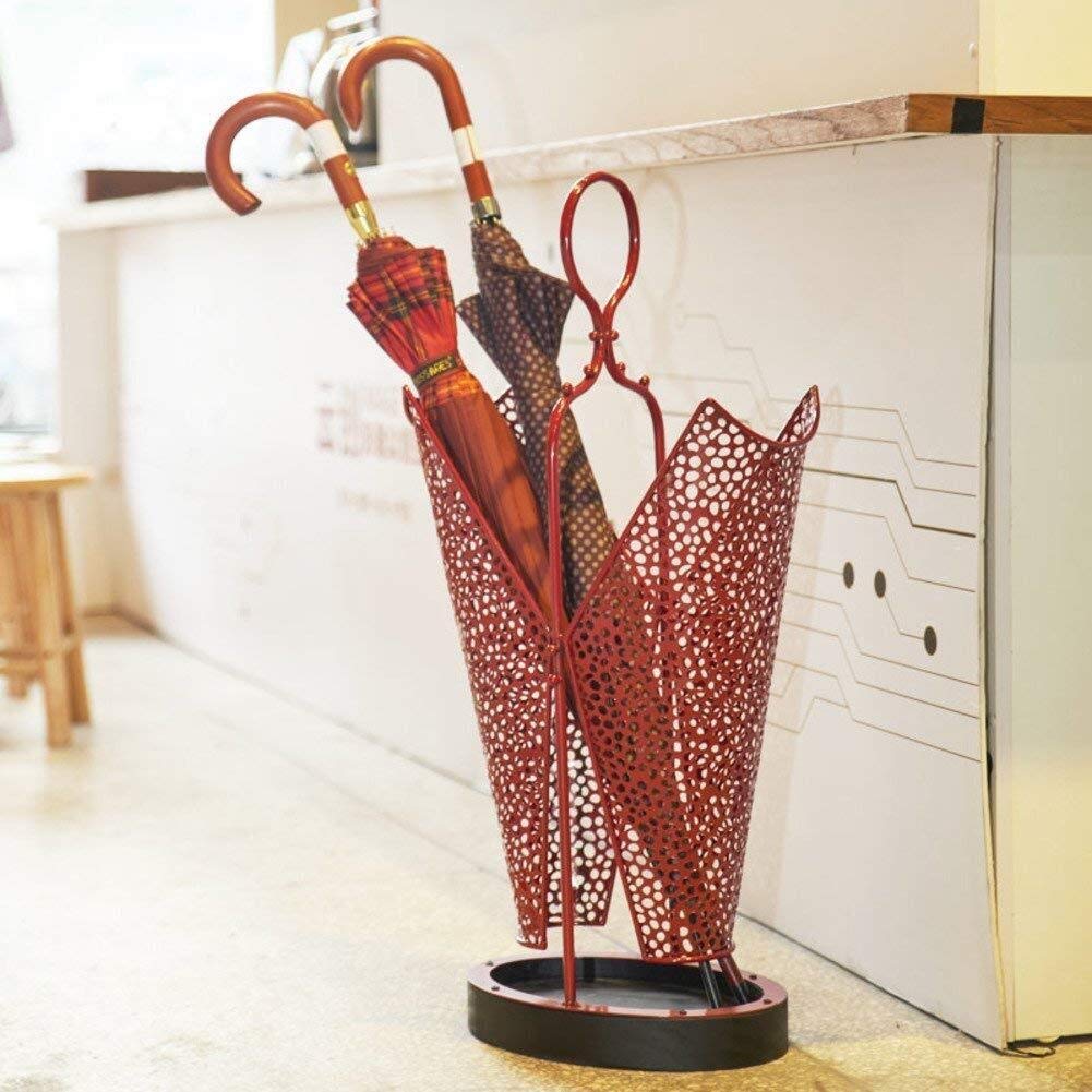 Porte-parapluie avec bac récupérateur d'eau pour protéger les sols de l'entrée