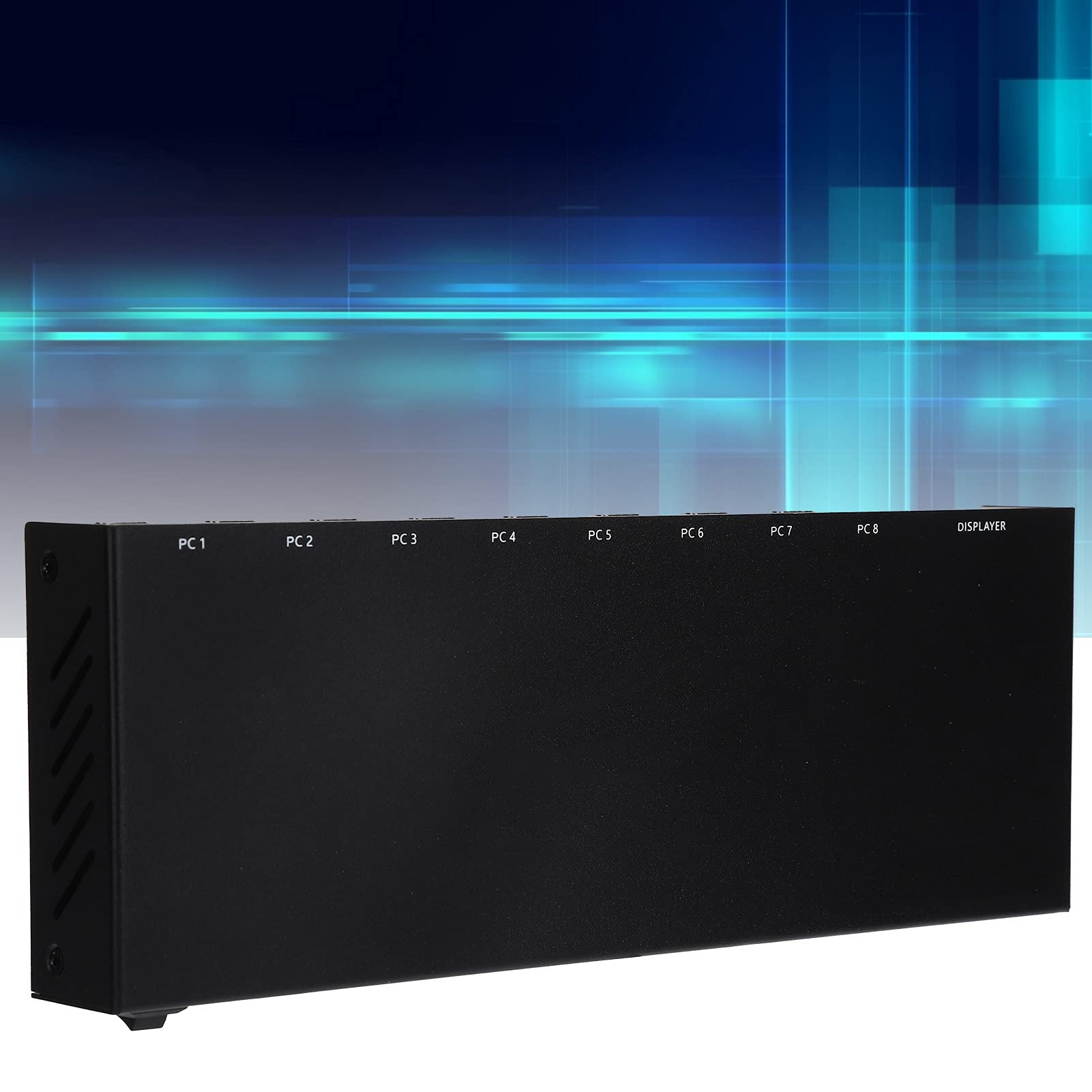 Splitter HDMI 8 in 1 Out, Alimentatore USB 5V 4K Switcher HDMI Telecomando Convertitore KVM con Cavo Plug And Play Supporto Funzione DDC