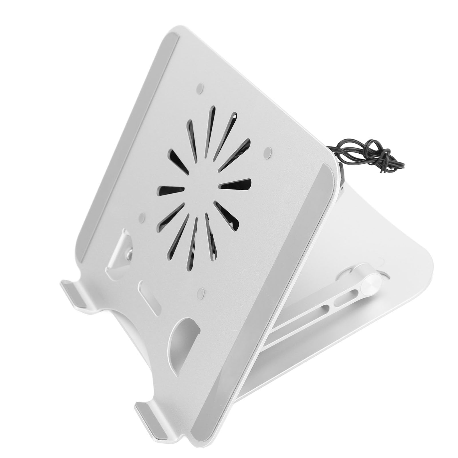 Supporto di raffreddamento per computer portatile da 17 pollici con ventola USB Design pieghevole in lega di alluminio portatile per giocatori e professionisti