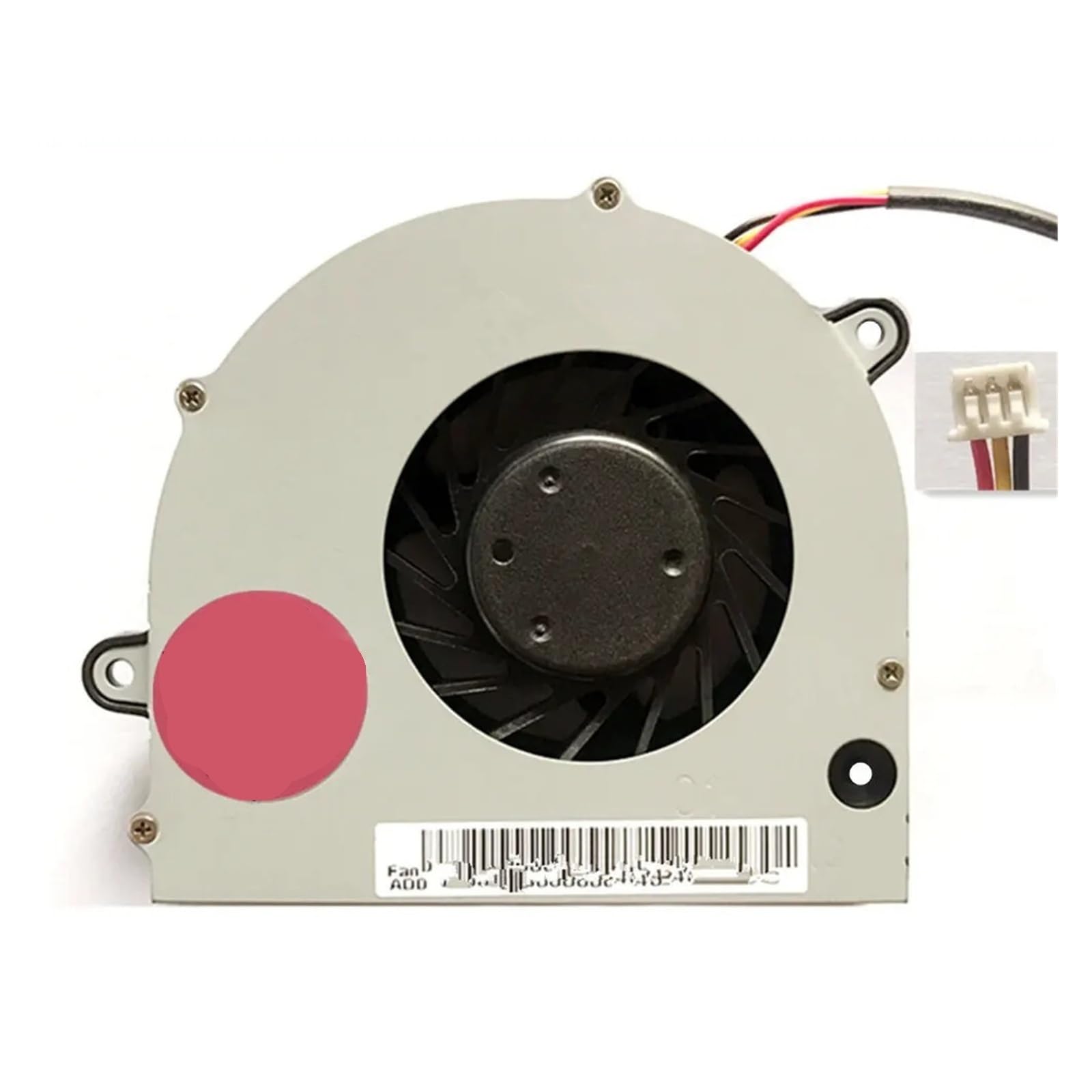 Lap CPU Ventola di Raffreddamento Radiatore Notebook, Compatibile for ADDA, Modello AB7005MX-ED3(KIWAX) NAWA1 DC 5V 0.25A DC280007LA0 3Pin,Ventola del dissipatore di Calore