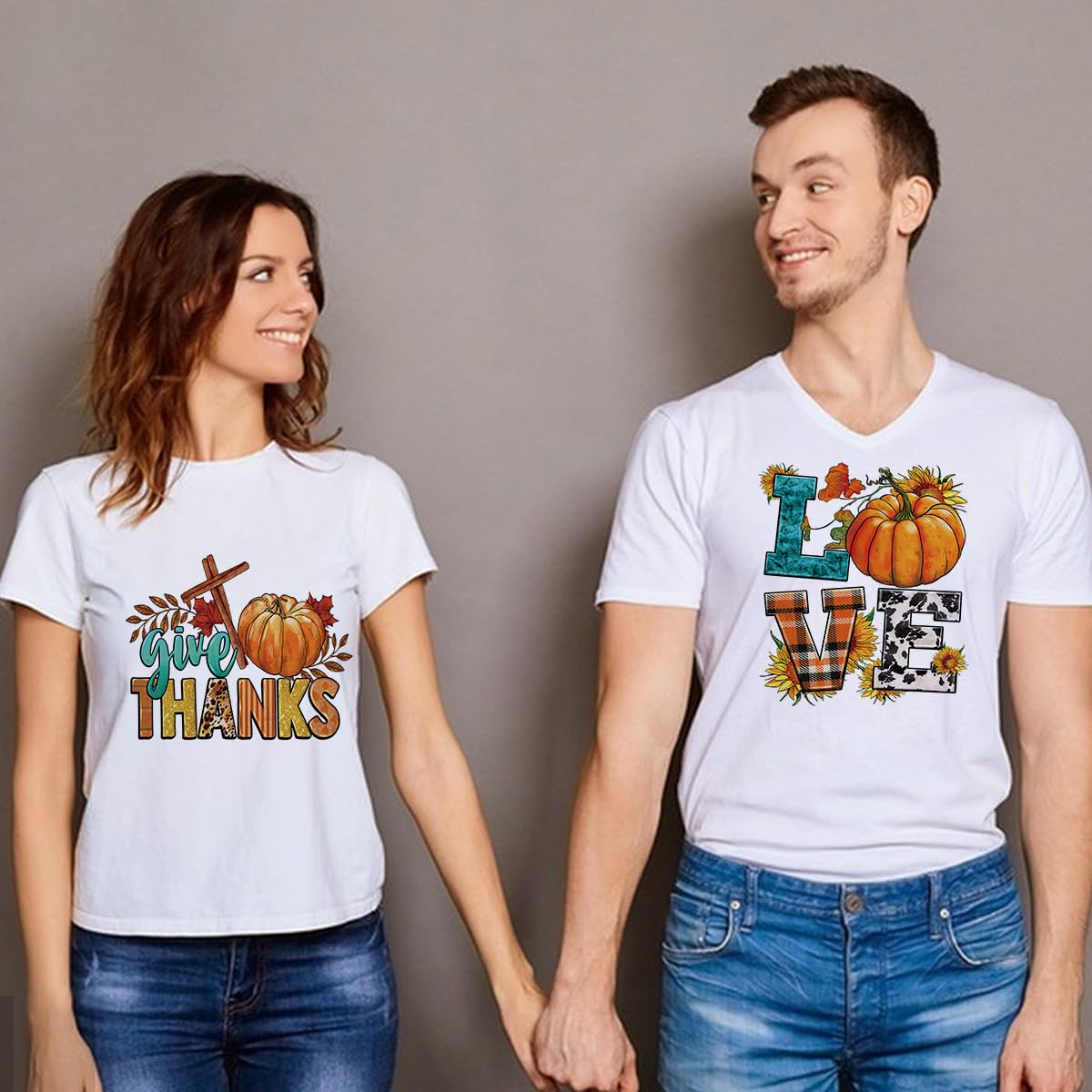 Parches termoadhesivos para ropa de Acción de Gracias de otoño, transferencias de plancha de calabaza, hoja de arce, gnomo, HTV, calcomanías de transferencia de calor para camisetas, ropa, decoración