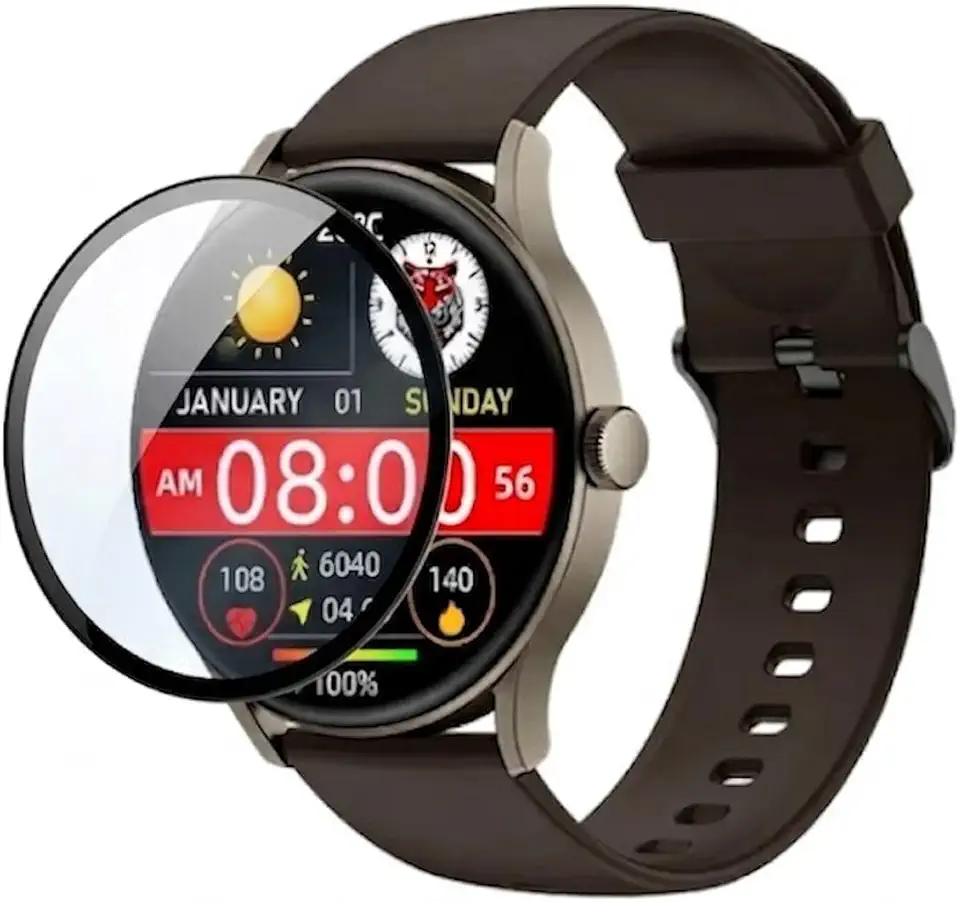 Película de Cerâmica 9D Curva para Smartwatch Imiki TG1 1.43 (03)