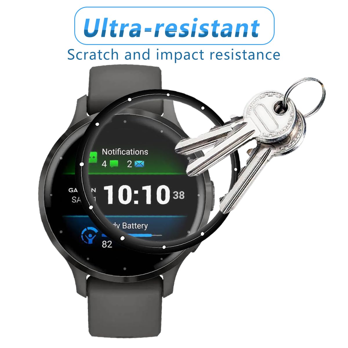Bodyguard 2 pellicole protettive in vetro temperato per Garmin Venu 3s