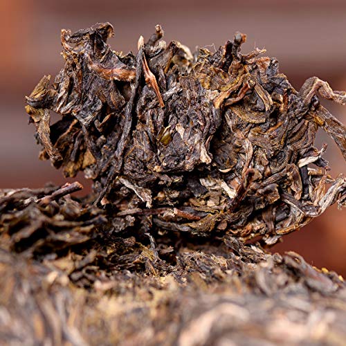 Yunnan Sheng Puer Tea Pu-erh Té crudo High Mountain Wild Ancient Trees Cake 100g - Imagen 6
