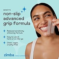 Vista 4 de Zimba tiras blanqueadoras dentales – Zimba blanqueamiento dental formulado para dientes sensibles – tiras blancas blanqueamiento dental – natural