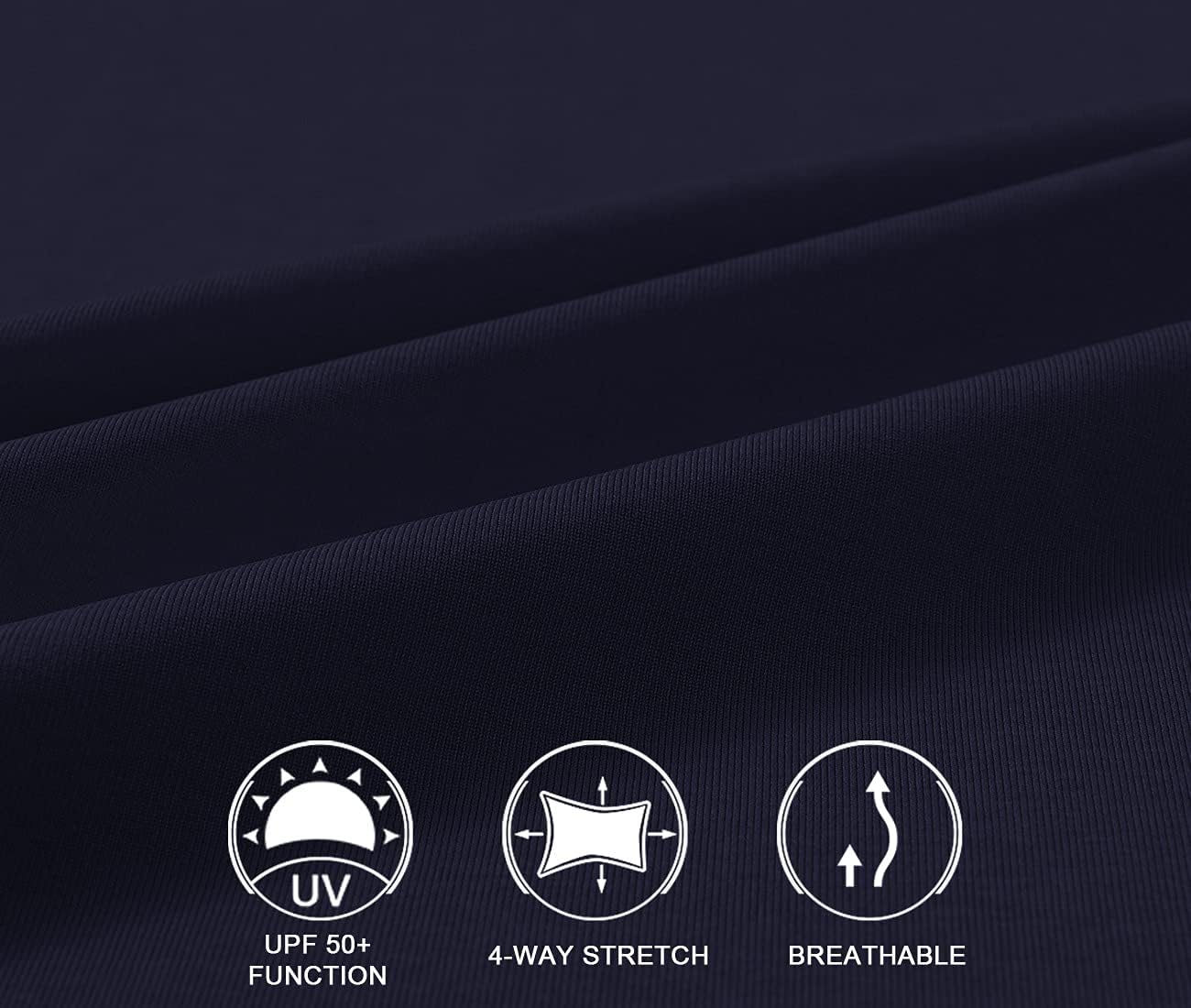 BGOWATU Women's Golf Polo T-Shirts Sleeveless V Neck Collarless Tennis Shirts UV Protection Quick Dry Lightweight - Image 7