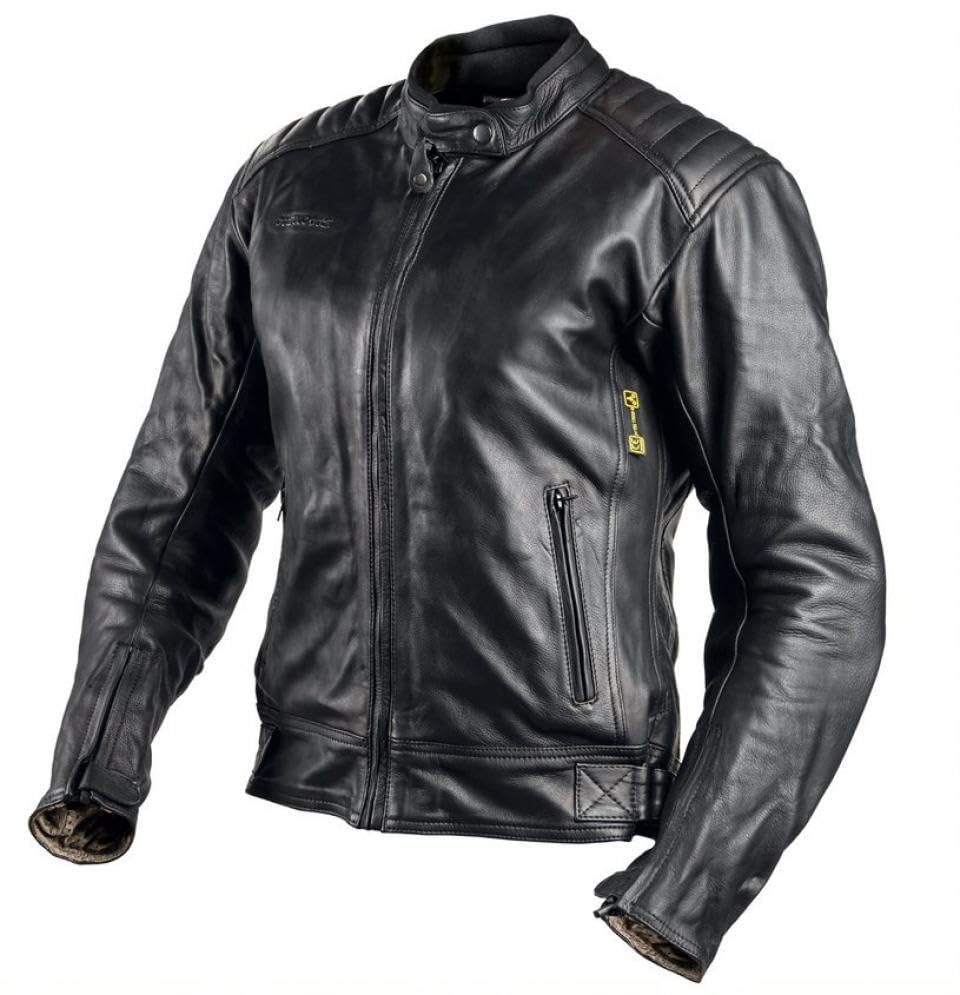 Nexone - Chaqueta para moto para mujer, piel Ana, color negro, talla XL, homologada CE, Negro , XL