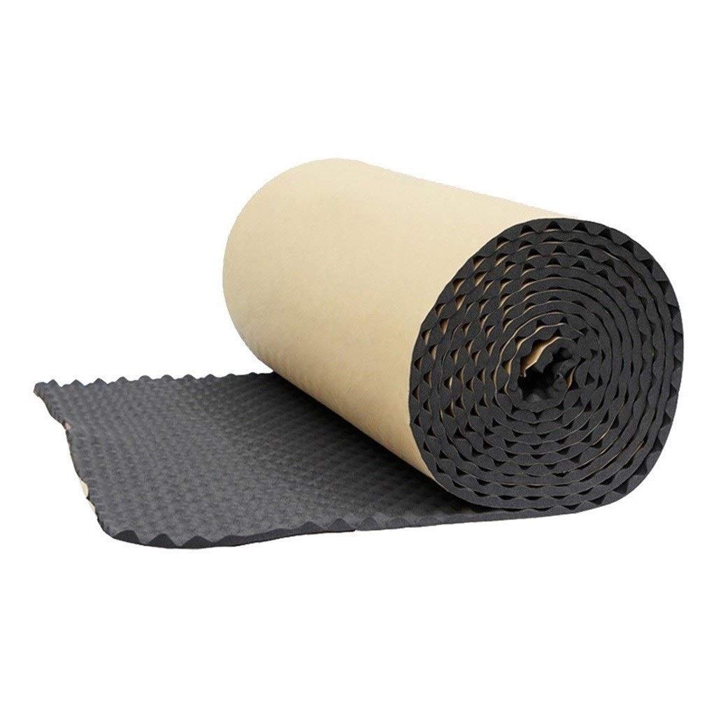 Pannelli fonoassorbenti Pieghevoli in Schiuma Acustica, Pannelli acustici Portatili autoadesivi Ufficio Sala riunioni Cotone fonoassorbente (Giallo) (Nero)