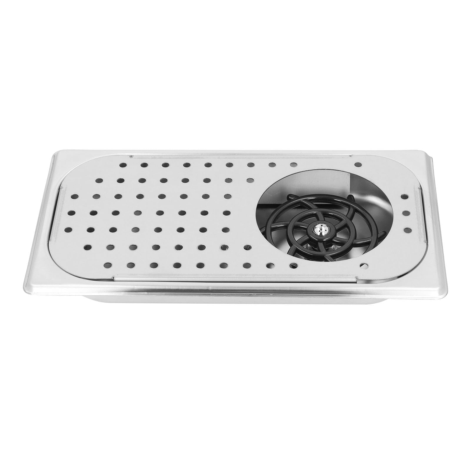 Enjuagadora de Jarras Lavadora Automática de Alta Presión Lavavasos Automáticos Electrodomésticos Equipos de Lavado para Fregadero de café, Lavadoras de Vidrio (Acero