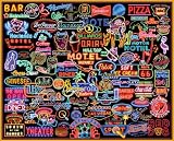 White Mountain Puzzles Neon Signs - 1000 Piece Jigsaw Puzzle