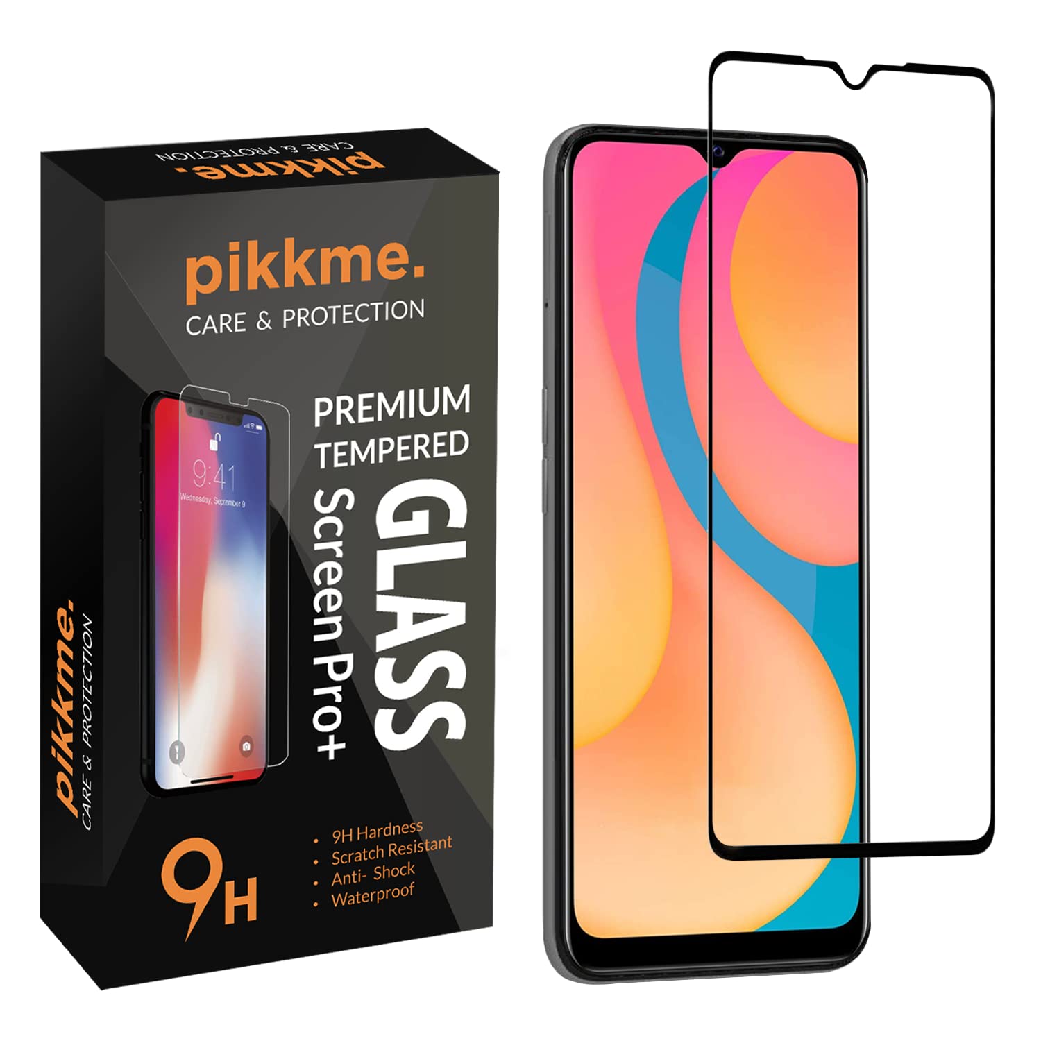 Pikkme Tempered Glass Screen Protector for Vivo Y20 / Y20i / Y20G Edge to Edge Coverage with Easy Installation kit (B09RQ4CNBS) Amazon Price History, Amazon Price Tracker