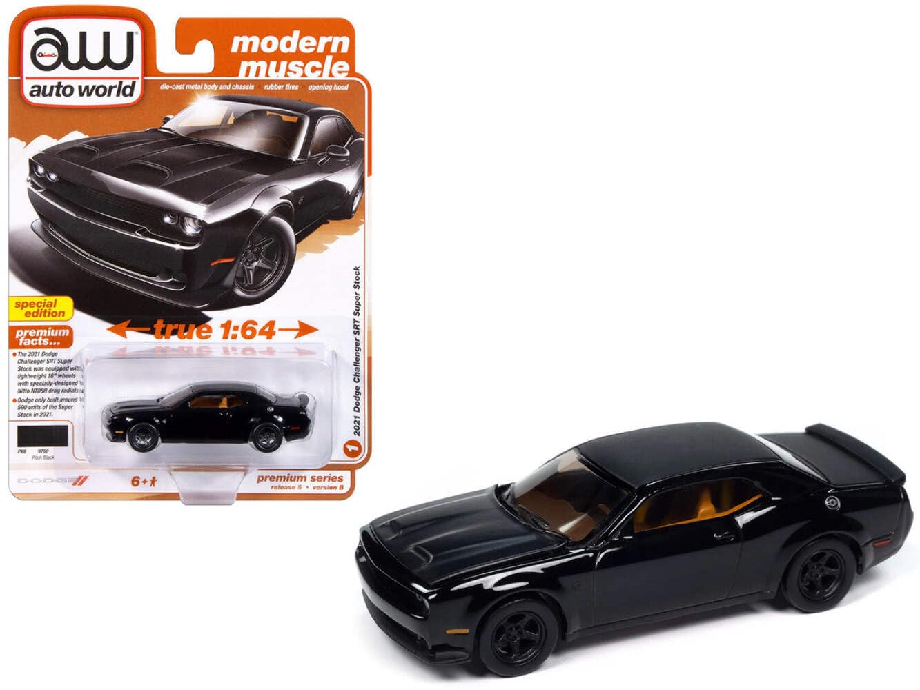 Auto World Modern Muscle Die-Cast 2021 Dodge Challenger SRT Super