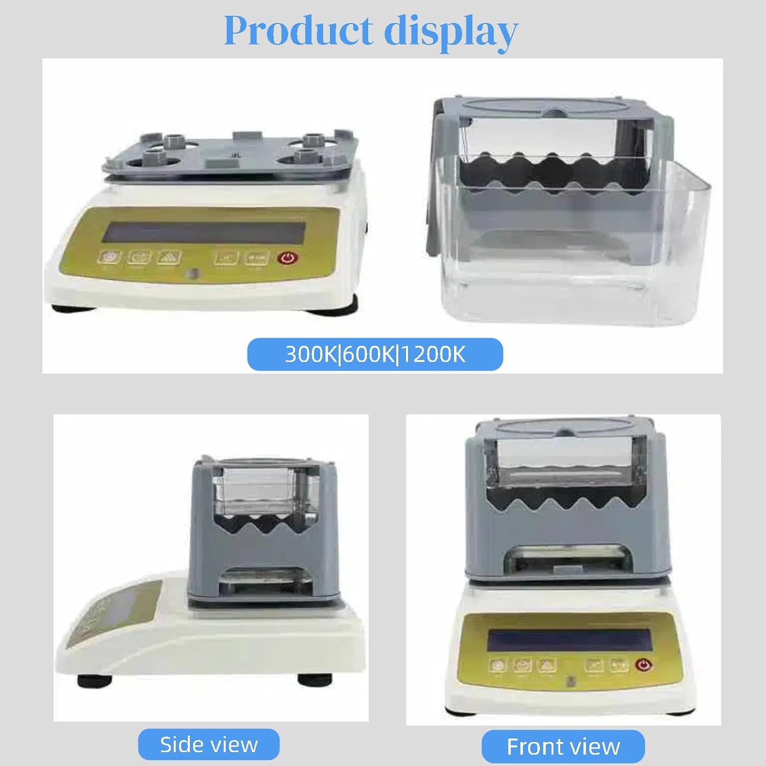 Precious Metal Authenticity Tester,Digital Gold & Silver Tester Machine with Density Meter,Gold Purity Analyser,0.001g/cm³ Accuracy,for Jewelry Industry Bank Pawn Industry(MDJ-300K)