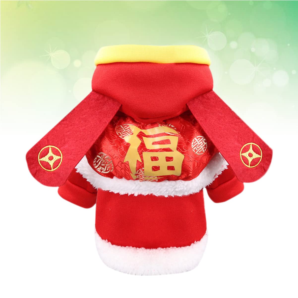 FRCOLOR 3 Pz Abbigliamento Invernale Vestiti Cappotti Per Cani Per L'inverno Costume Da Compagnia Di Capodanno Costume Capodanno Cinese Per Cani Creativo Cane Cappotto Invernale Cucciolo