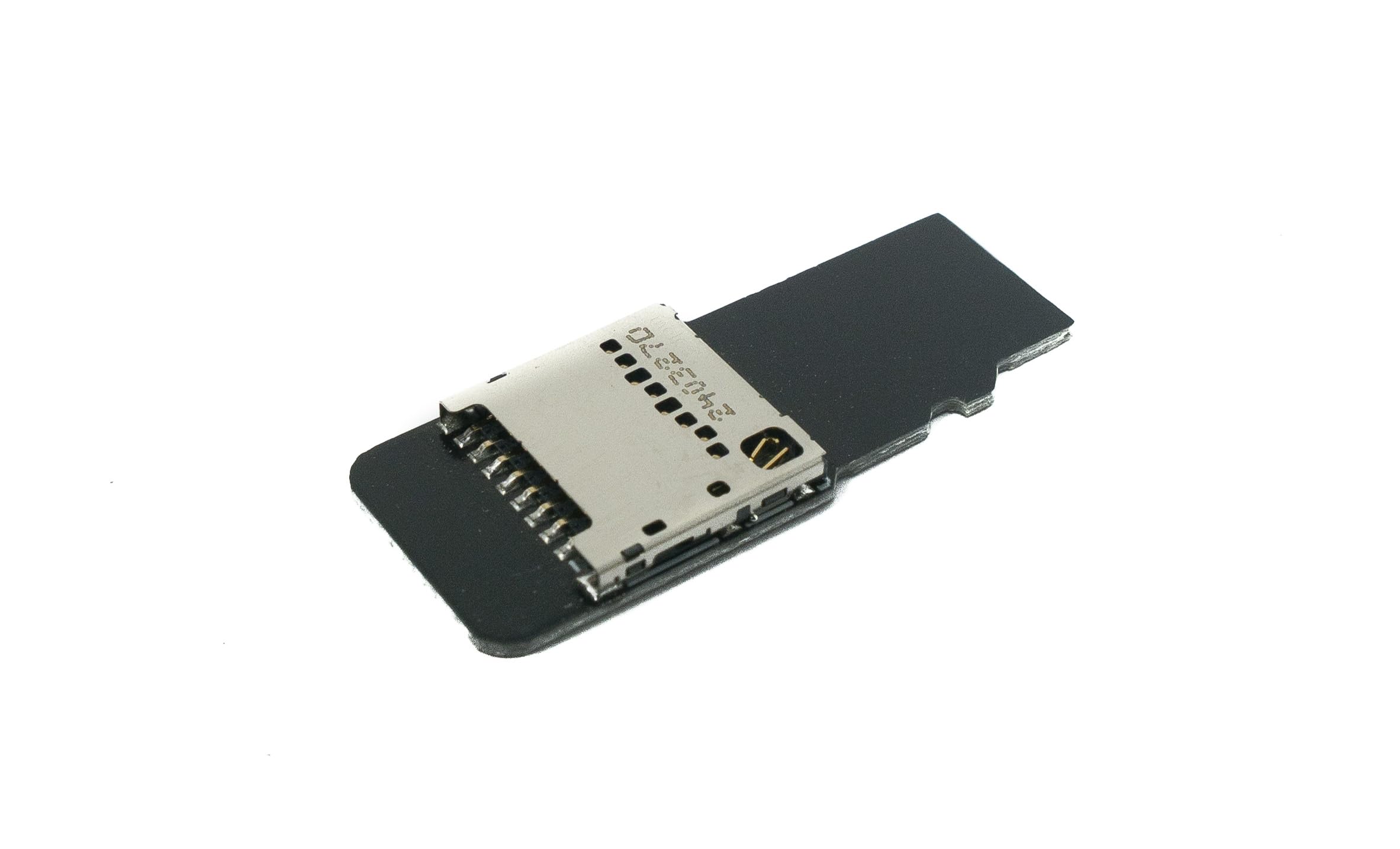 System-S Adapter karty SD Micro SD wtyczka do gniazda przedłużacz kabel w kolorze czarnym