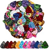 160 pcs 0.46mm/0.71mm/0.96mm Random Color Celluloid Guitar Picks for Bass Electric Acoustic Guitars