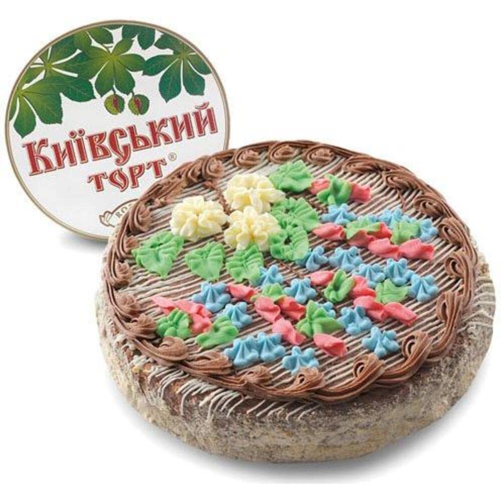 ROSHEN KIEWSKIY TORTE 850g | mit Cremefüllung 57,6% und Haselnüssen | tiefgefroren