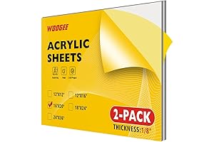 Krystal Clear 16" x 20" Acrylic Sheets – The Ultimate Sheet of...