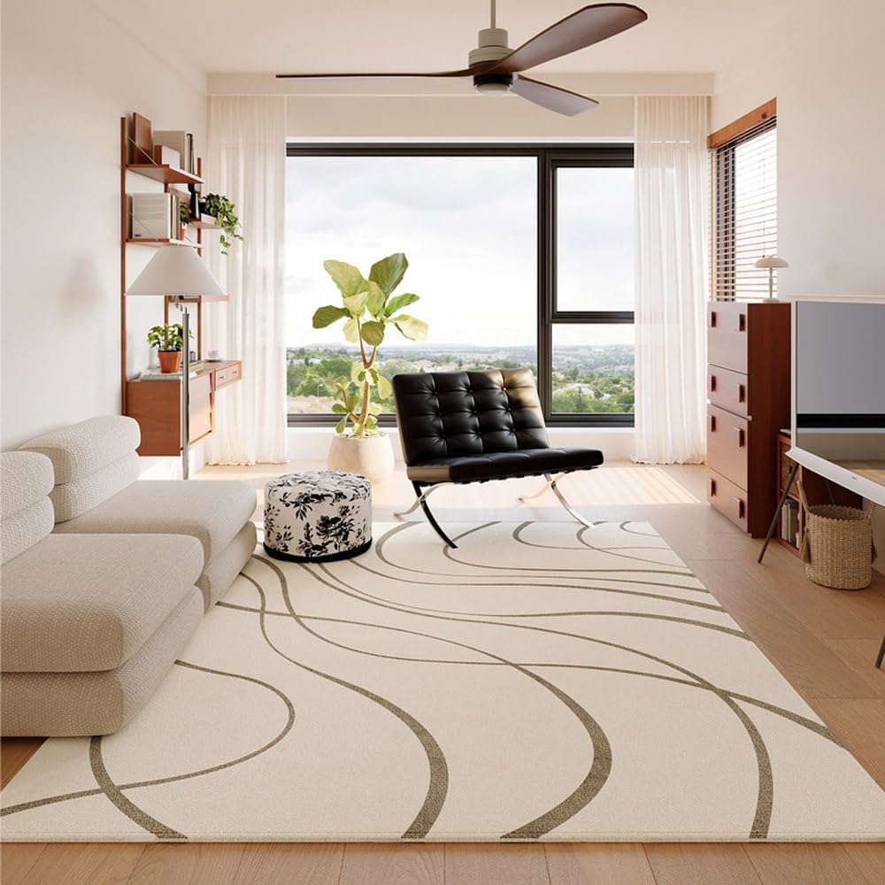 Large Area Rugs for Bedroom Modern Style Living Room Decoration Carpet Fluffy Soft Plush Floor Mat Home Thick Washable Study,J,200X300cm
