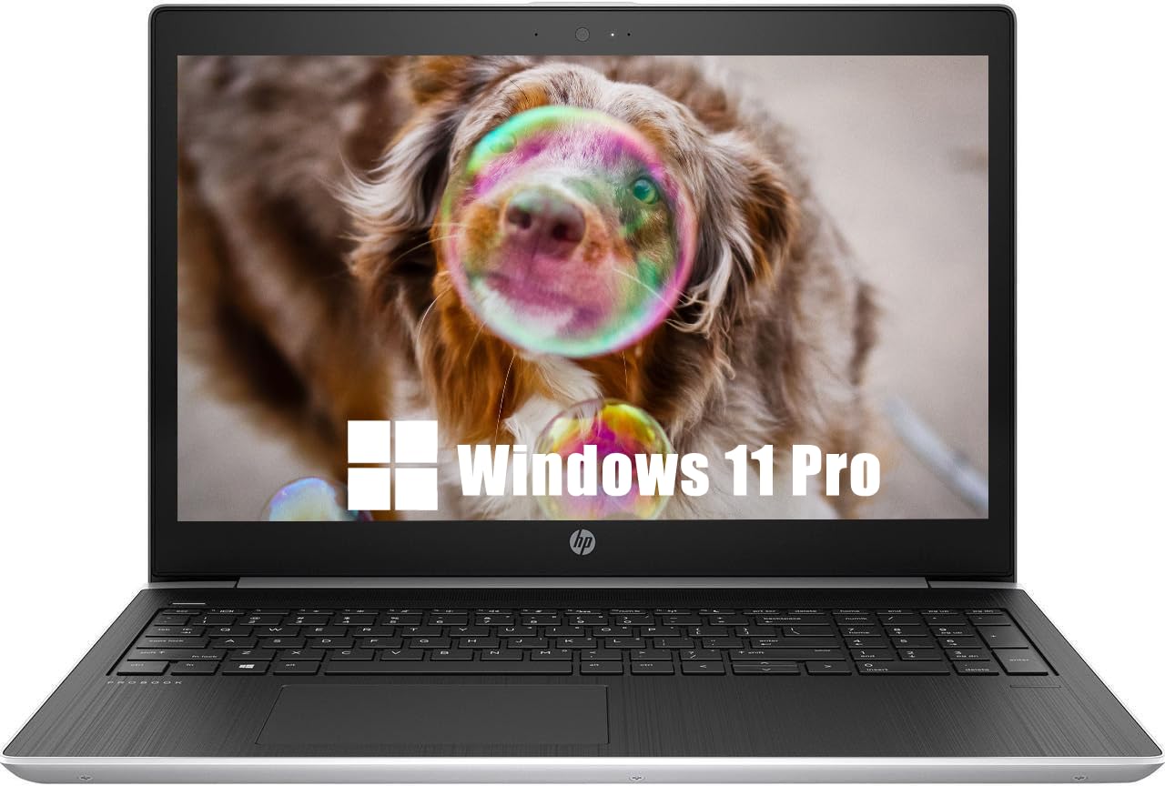 HP ProBook 450 G5 Business Notebook da 15,6" (1366 x 768), Intel Core i5-7200U, 8 GB di RAM, 256 GB SSD, Tastiera QWERTY Giapponese, Windows 11 Pro (Ricondizionato)
