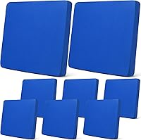 Vista 8 de Newwiee 8 piezas de fundas para cojín de patio, fundas de cojín elásticas de repuesto para muebles de patio, sofá o sofá cama, fundas protectoras