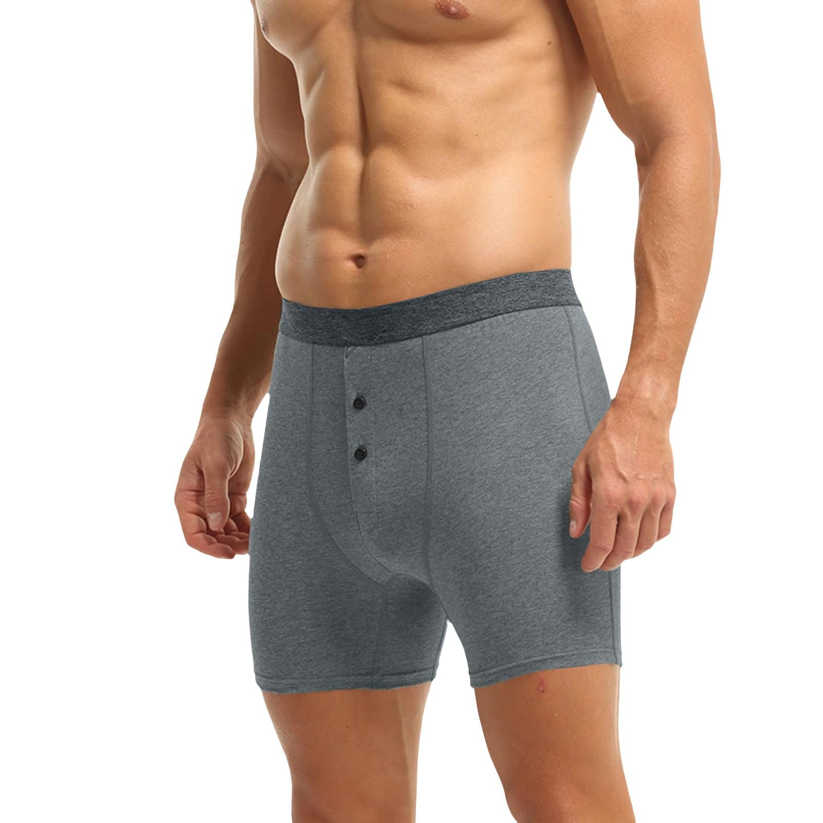 Calzoncillos bóxer para hombre, de algodón, largos, deportivos, suaves, cómodos, aireados, moldeadores de figura, ropa interior para hombre, transpirables, paquete de 3 unidades