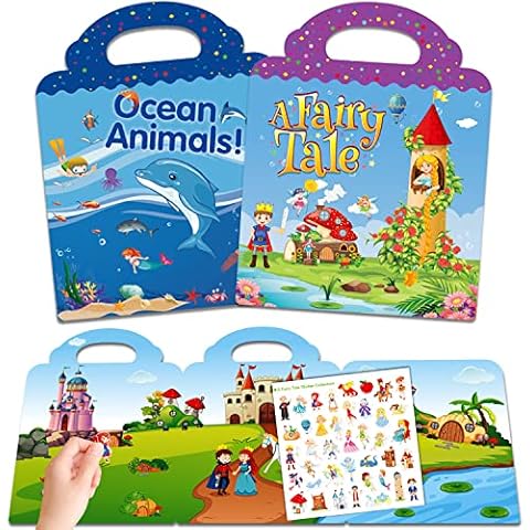 Libro Pegatinas Infantiles Reutilizables Cover