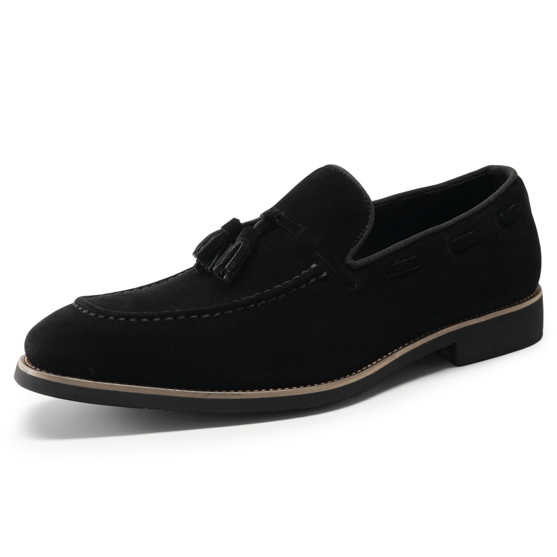 Allthemen Hombre Mocasines de Ante Planos Sin Cordones Ligeros
