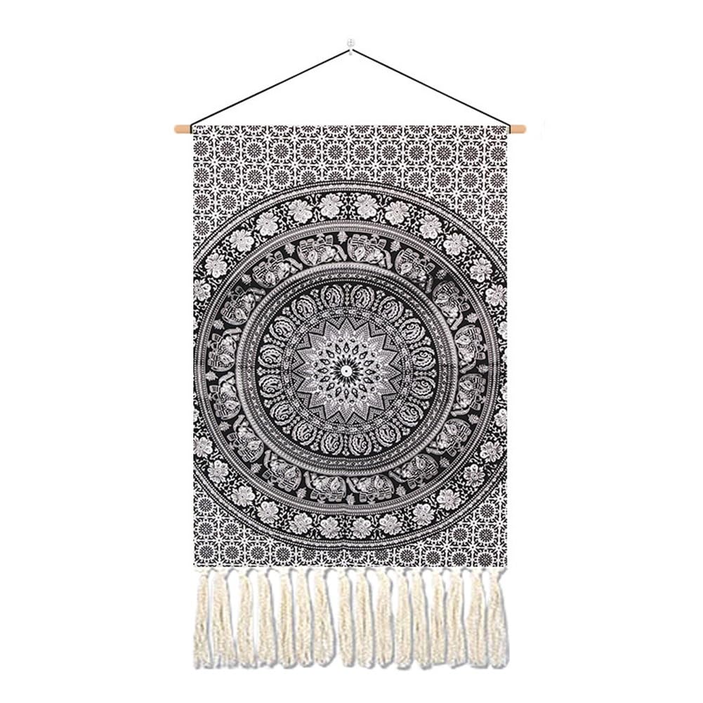 CTRLZS Bohemian Wall Tapestry Printed Wall Hanging Wall Art Aesthetic Room Decor Bedroom Decoration Tapestry Wall Hanging B