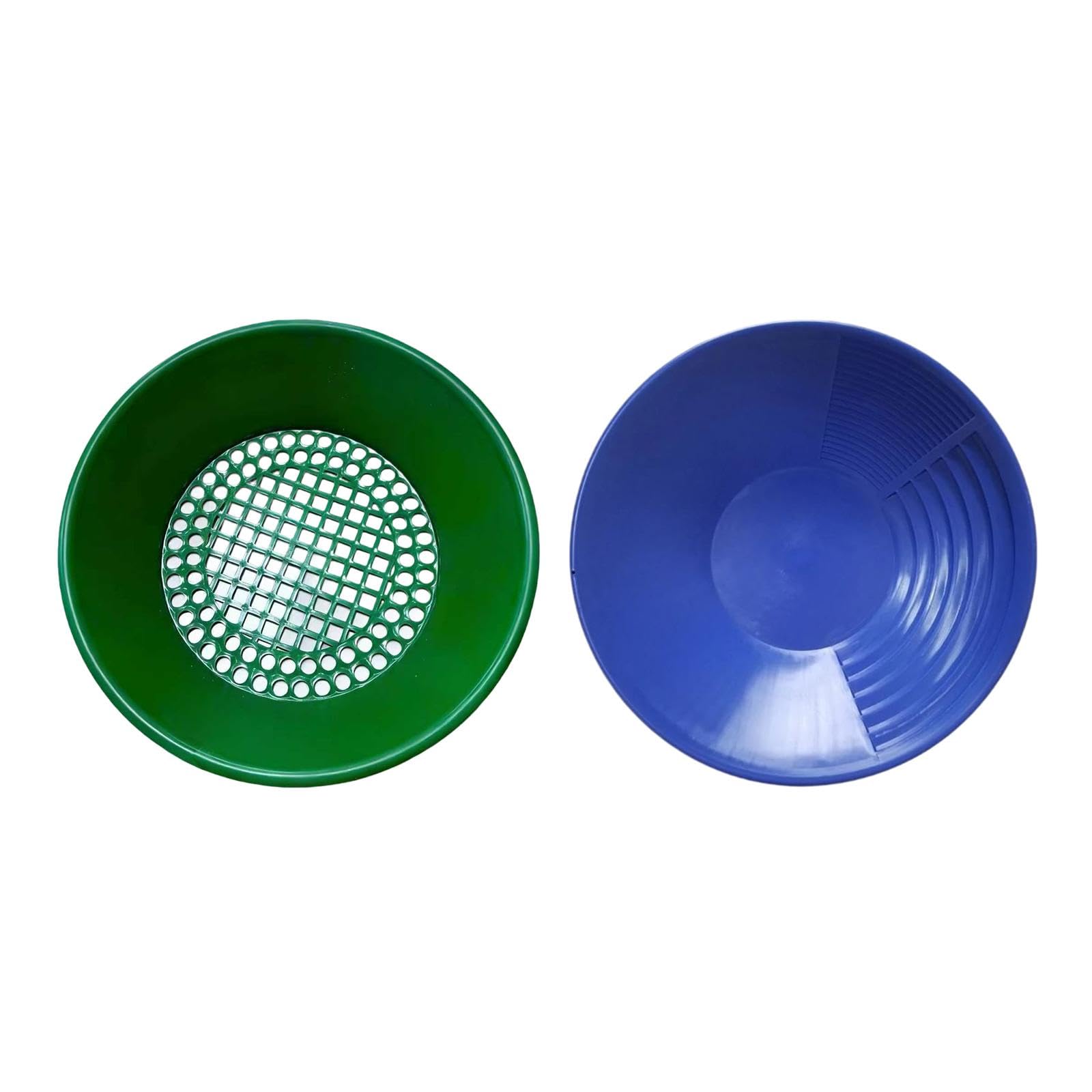 2X Gold Panning Pan 14inch Gold Mining Tool for Outdoor Surging Waters Beach Blue and Green|Consumer Electronics | Gadgets & Other Electronics | Metal Detector Accessories-image-45