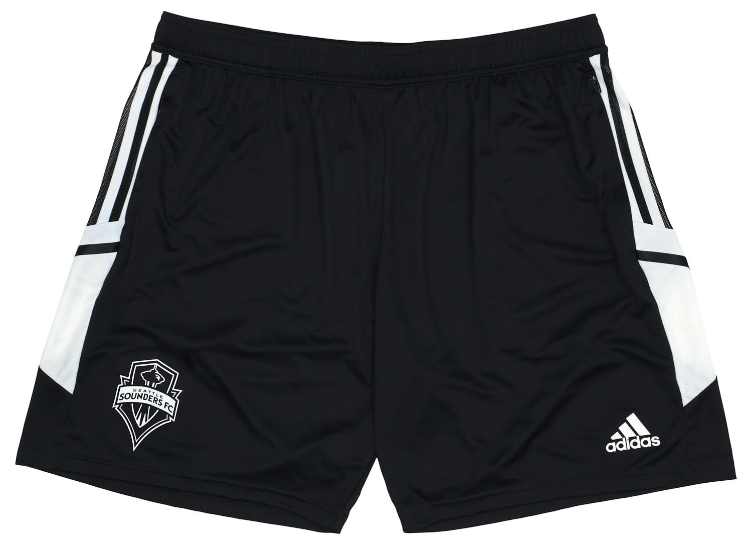 adidas Mens FC MLS - Major League Soccer CON22 TR Training Shorts Unlined, Black/White