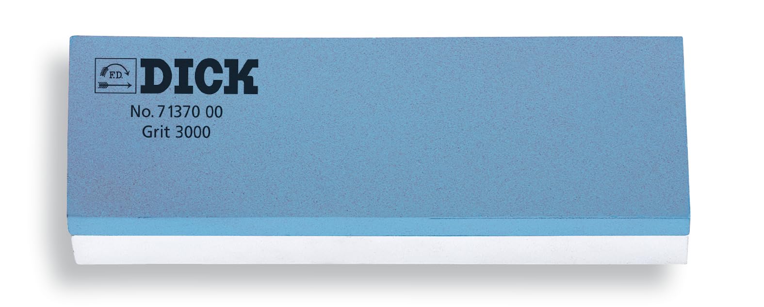 F. DICK Abziehstein Korn 1000/3000, Nassschleifer, mit Winkelhalter, sehr Langlebig, zum perfekten Schärfen, Schärf schwamm, Messerschärfer 71370000, Blau