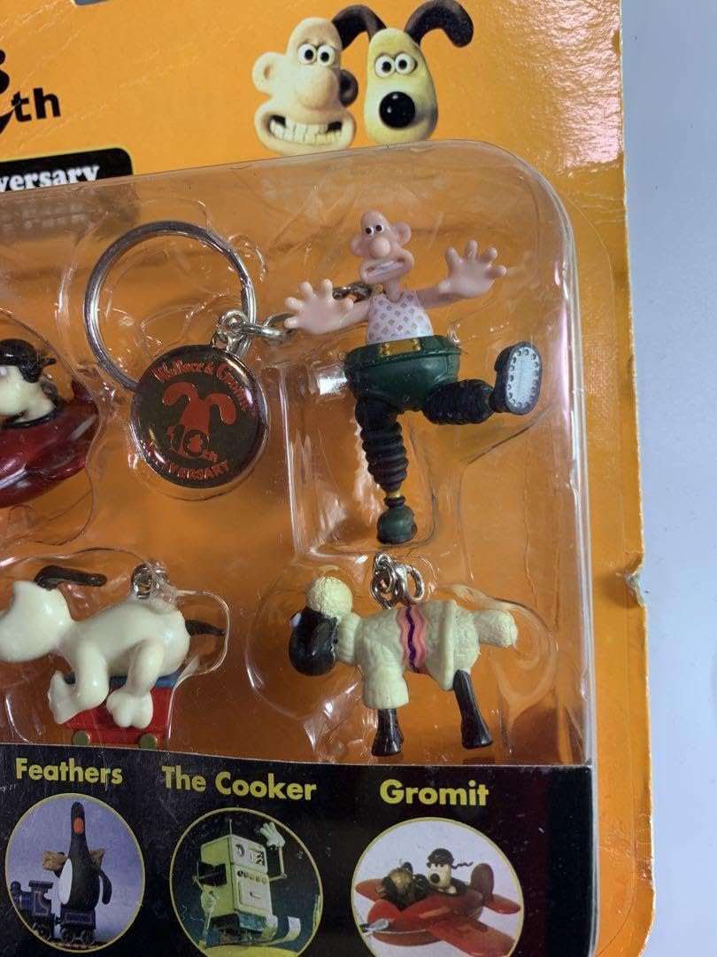 Amazon.co.jp: ウォレスとグルミット Wallace&Gromit キーホルダー