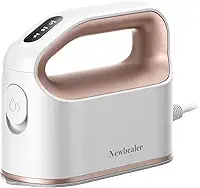 Newbealer Ferro A Vapor Inteligente Para Roupas, Mini Prensa Térmica, 1200 W De Nível Profissional Com Turbo, 3 Modos De Vapor E 3 Modos De Calor Seco, Aquecimento Em 45 Segundos, Desligamento