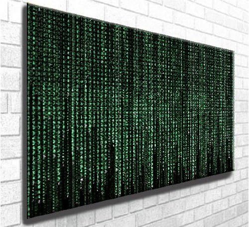 The Matrix Movie Art Box Canvas Art Print - Stunning Wall Decor - Modern Art Framed Ready to Hang (30in x 20in)