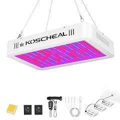 KOSCHEAL KS1200 LED Grow Light Full Spectrum Plant Grow Light with Veg Bloom Switch for Hydroponic Indoor Plants