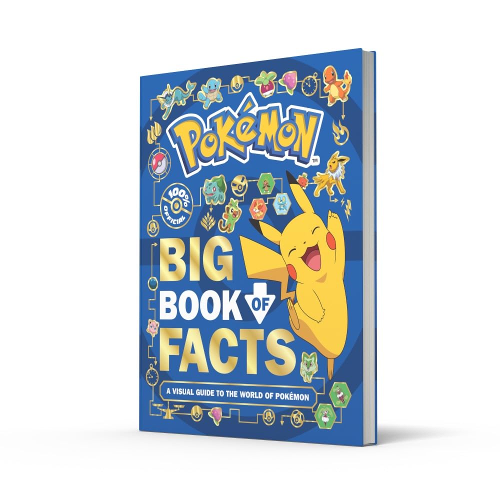 Pokémon: Big Book of Facts: A Visual Guide to the World of Pokémon. Every fact, stat and figure you’ve ever wanted to know. The perfect gift for every Pokémon fan.