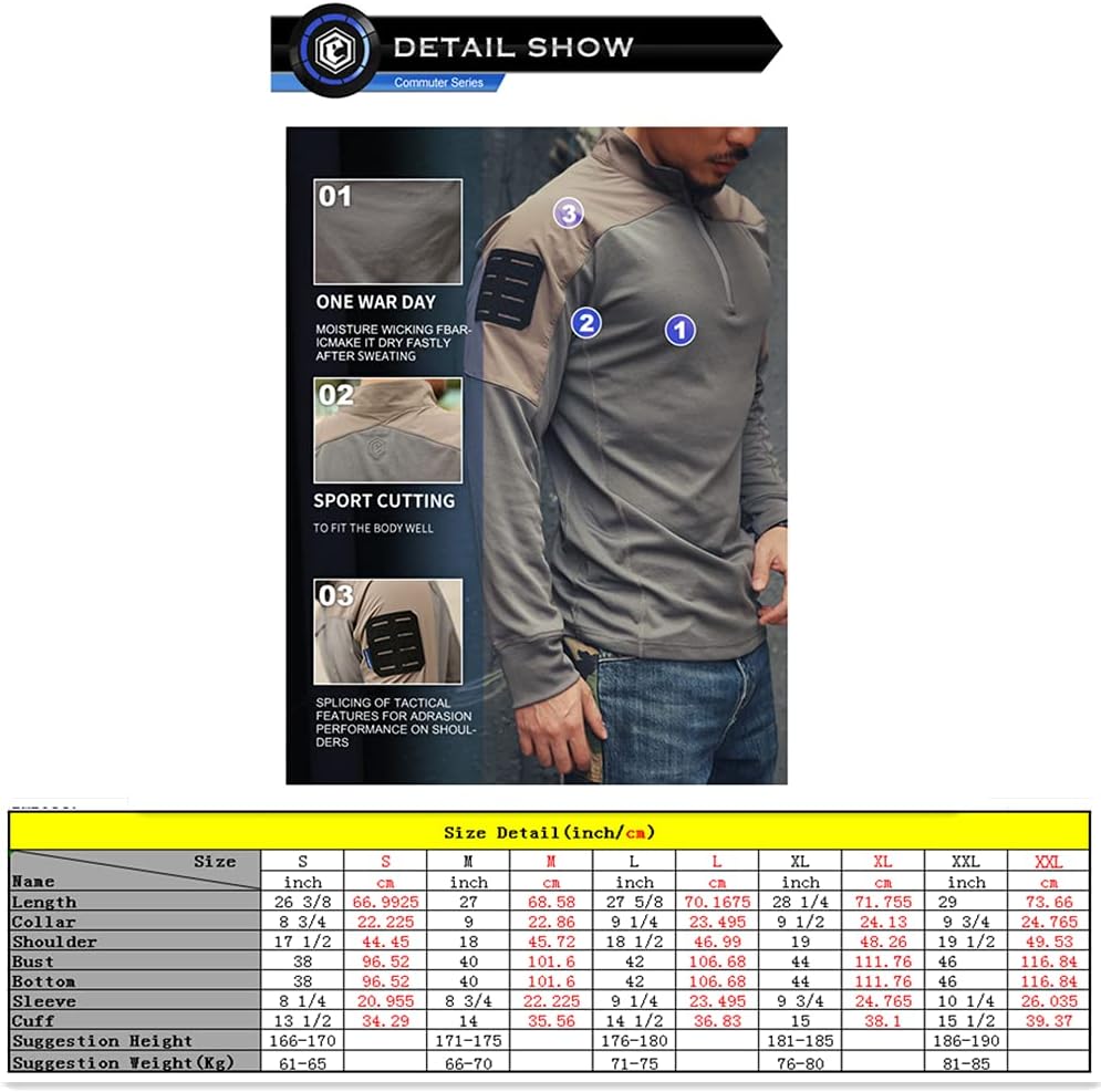 EMERSONGEAR UMP Frogmen Military Shooting Airsoft Paintball Hiking Training Sport Shirt for Men Short Sleeve Youth T-Shirt