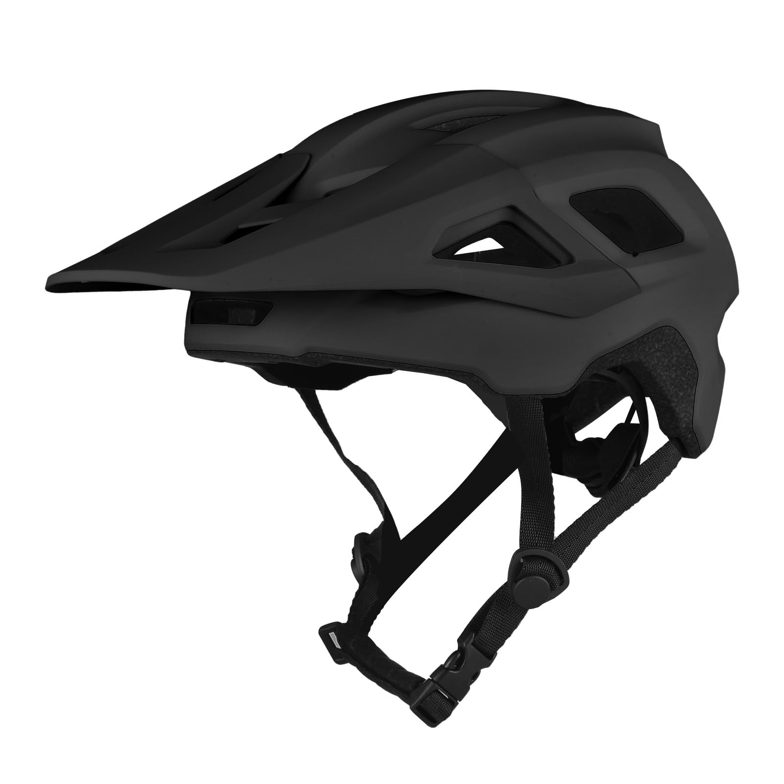 Mountainbike-Helme Fahrradhelme für Erwachsene, 17 Belüftungsöffnungen Atmungsaktiver Fahrradhelm EPS-Fahrradhelm mit abnehmbarer Sonnenblende,Radhelm Einstellbare Fahrradhelme