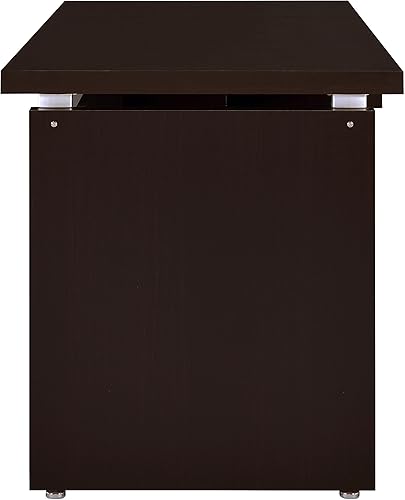 Miniatura 7 de Coaster Home Furnishings 800891 escritorio contemporáneo para computadora color capuchino.